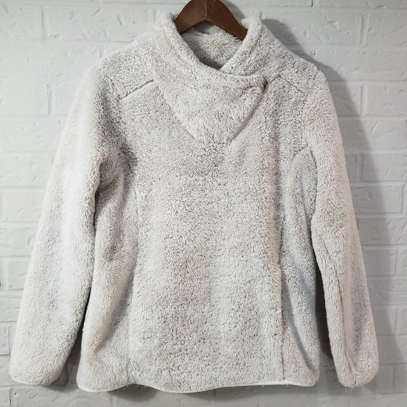 St. John's Bay Active Sherpa Faux Fur Pullover S - Picture 6 of 8